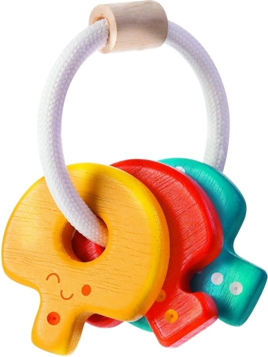 Plan Toys hrkálka s kľúčmi