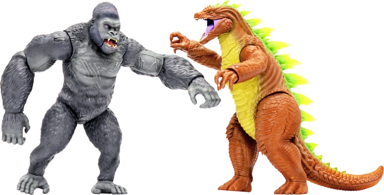 Primal Clash Boss vs. King Kaiju súprava figúrok na súboj príšer 21 cm