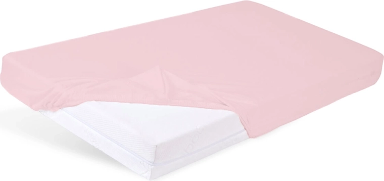 Babymatex nepremokavá napínacia bambusová plachta 60 × 120 cm ružová