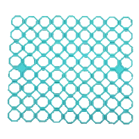 Mäkká mriežka do drezu 28 × 28 cm, plast, mix farieb