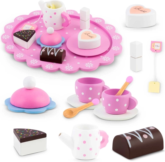 Drevená čajová sada pre deti Ricokids