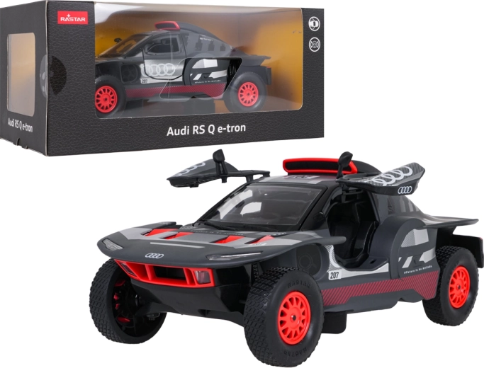 Kovový model Audi RS Q e-tron 1:24 RASTAR, sivý