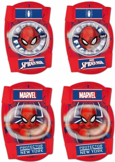 Súprava chráničov kolien a lakťov Spiderman (Seven) – 4 ks