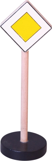 Drevené dopravné značky pre deti