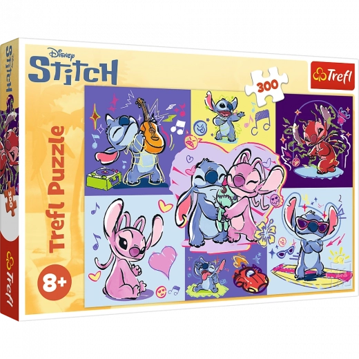 Puzzle 300 dielikov – Disney Lilo & Stitch: Streštený Stitch