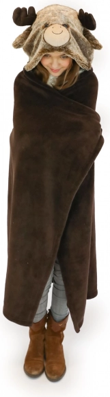 Cozy Noxxiez hrejivá deka s kapucňou sob