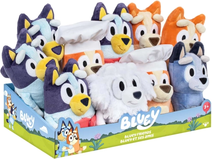 Bluey plyšová figúrka 20 cm (náhodný motív) - 1 kus