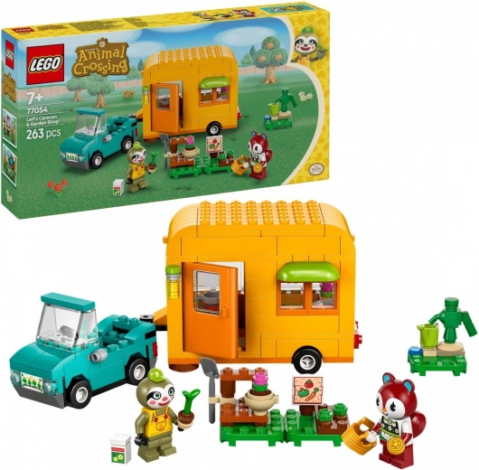 LEGO Animal Crossing 77054 Leif, karavan a záhradníctvo
