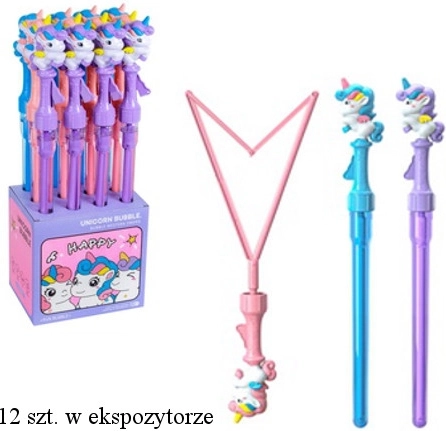 Meč na bubliny s jednorožcom