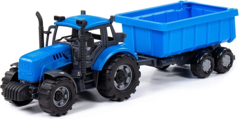 Detský traktor Progress s prívesom na zotrvačník - 1 kus