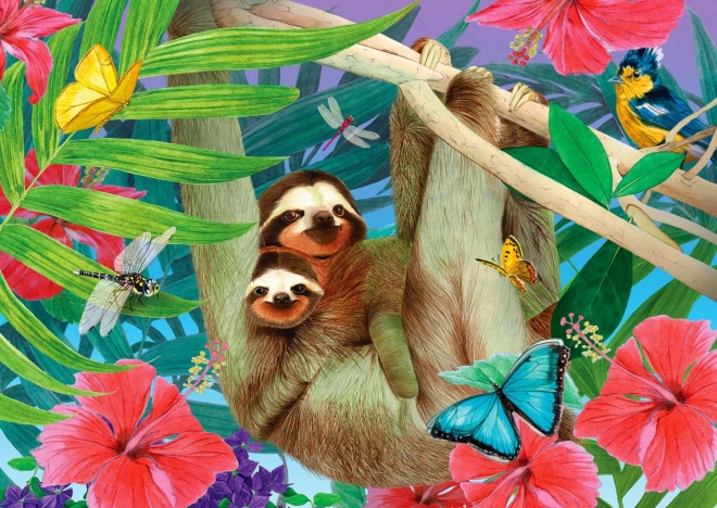 Enjoy puzzle Sladkí leňochody 1000 dielikov