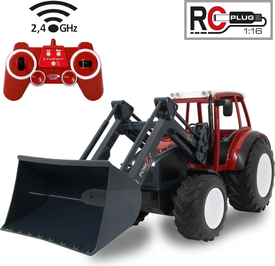 Jamara RC traktor Lindner Geotrac s čelným nakladačom 1:16, 2,4 GHz