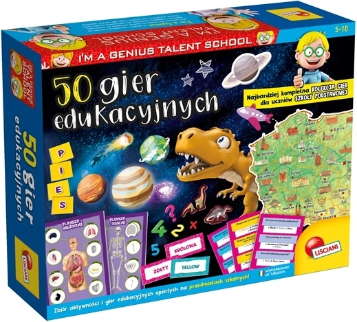 Lisciani I’m a Genius: 50 vzdelávacích hier