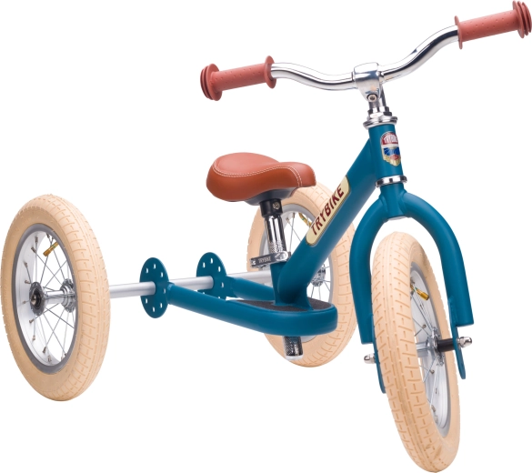 Trybike modré detské odrážadlo 2v1 (trojkolka a dvojkolka)