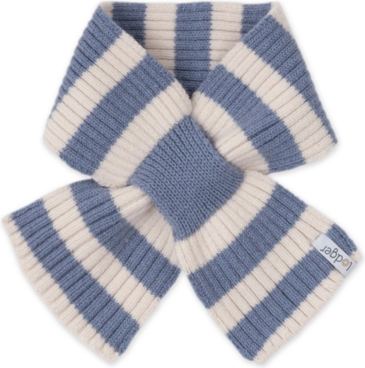 Lodger detský merino šál stripe stone