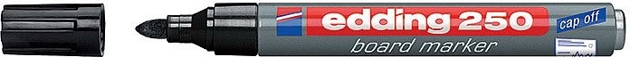 Popisovač na biele tabule Edding 250 – Čierna