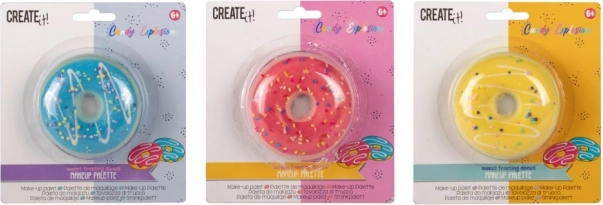 Make-up sada DONUT CANDY s očnými tieňmi a leskom na pery