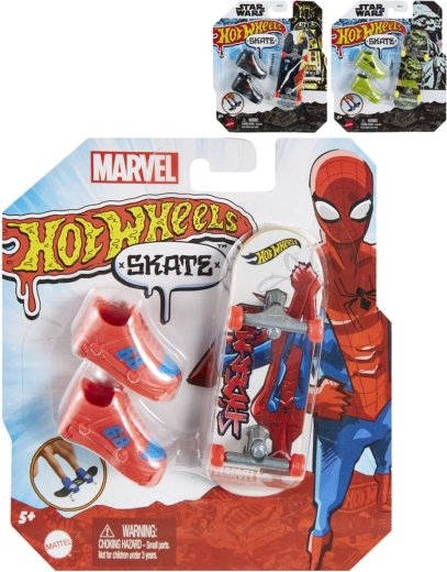 Mattel Hot Wheels Skate tematický fingerboard set so skateboardom a topánkami - 1 kus