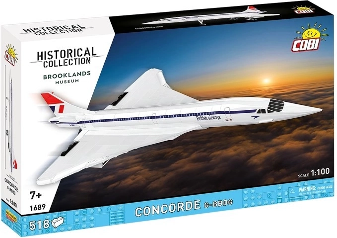 Stavebnica COBI Concorde G-BBDG 518 dielikov