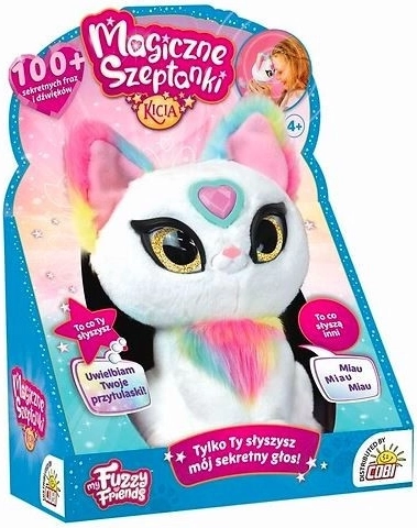 Interaktívna plyšová mačička s tajnými šepotmi COBI Magiczne Szeptanki Kicia