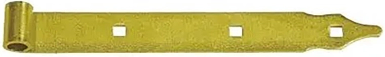 Pásový záves 300 × 35 × 4 mm, priemer čapu 13 mm, žlto pozinkovaný