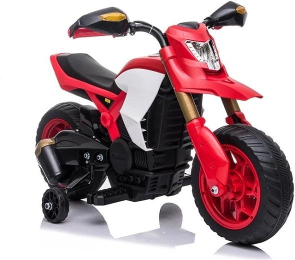 Detská elektrická motorka – červená