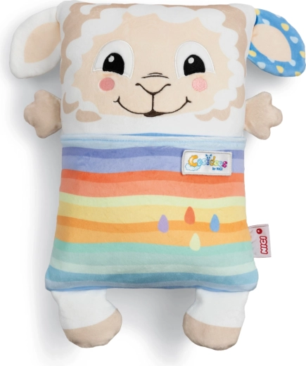 Nici Cosidoos plyšová ovečka 2v1 – obojstranný vankúšik 30 × 20 cm