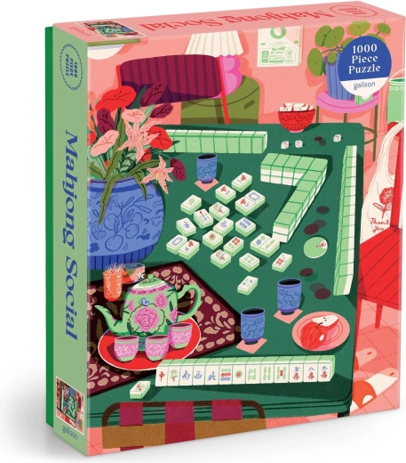 Galison puzzle Mahjong Social 1000 dielikov
