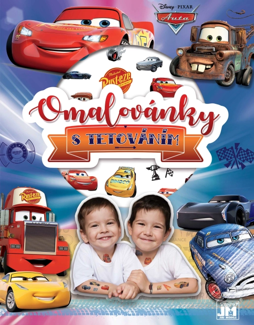 Omaľovánka s tetovaniami CARS – Autá