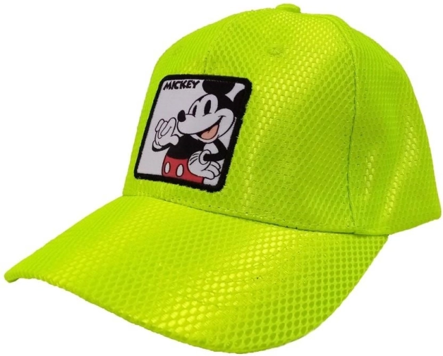 Detská zelená šiltovka Mickey Mouse