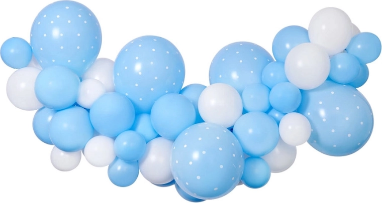 Girlanda z balónov Gemar DIY baby blue