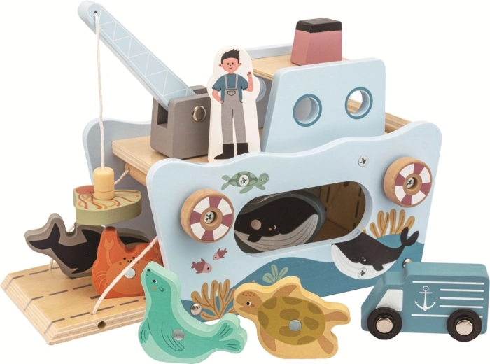 2Kids Toys magnetická rybárska loď