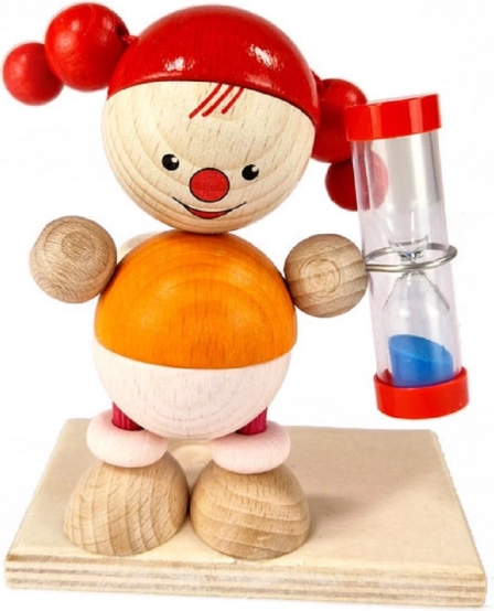 Presýpacie hodiny Hess bábika Lucia na meranie času čistenia zubov