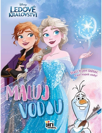 Maľuj vodou A4 Ľadové kráľovstvo