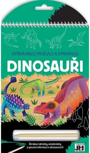Vyškrabuj, objavuj, vyfarbuj dinosaury