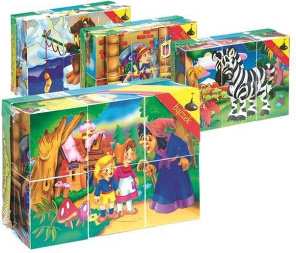 Mini obrázkové puzzle – 6 kociek