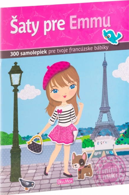 Šaty pre Emmu – kniha samolepiek