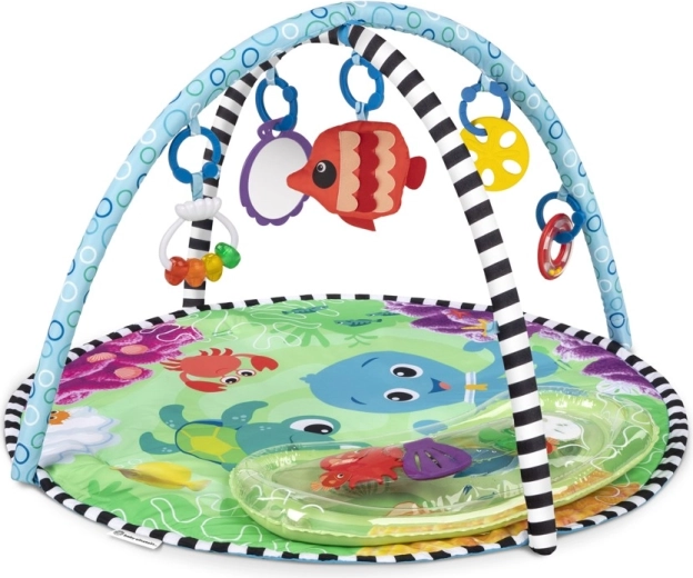 Baby Einstein hracia deka 2v1 s vodnou podložkou sea floor explorers 0m+