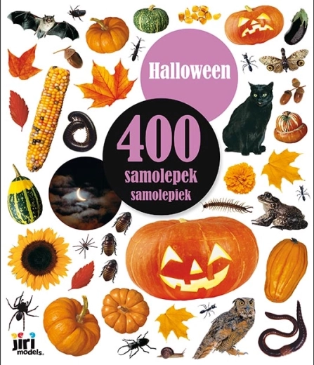400 samolepiek Halloween