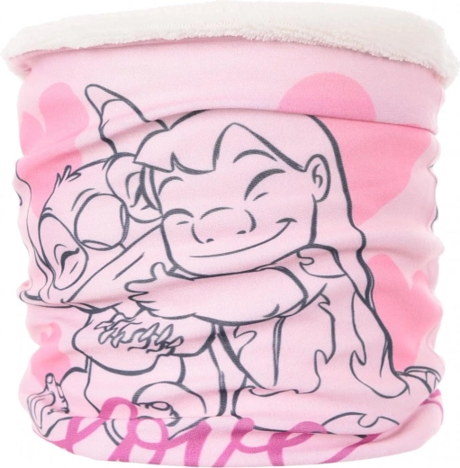 Detský nákrčník Lilo a Stitch ružový