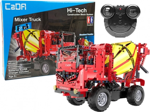 Stavebnica CADA RC betónová miešačka 2,4G – 815 dielikov