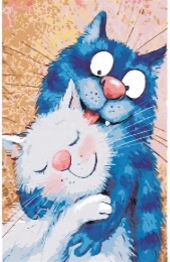 Norimpex maľovanie podľa čísel Zamilované mačky 40 × 50 cm