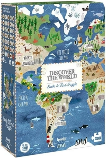 Londji Puzzle mapa sveta