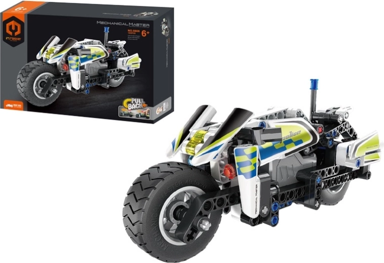 Mechanical Master stavebnica policajná motorka 193 ks