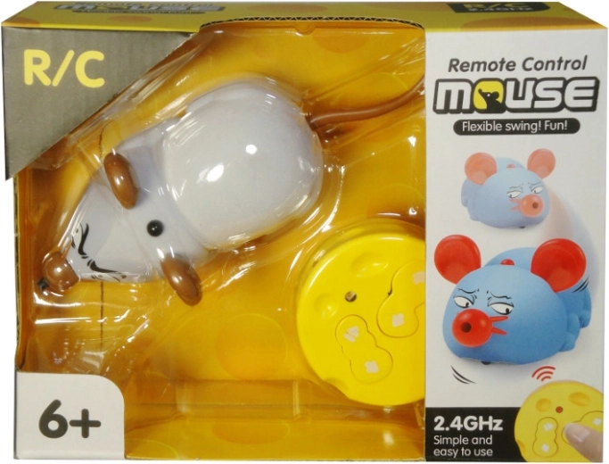 Rádiom riadená plyšová myš s diaľkovým ovládaním