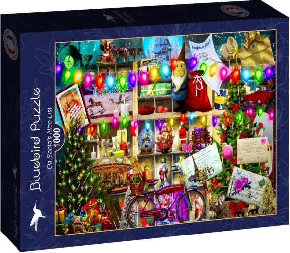 Puzzle Bluebird Santov zoznam dobrých detí 1000 dielikov
