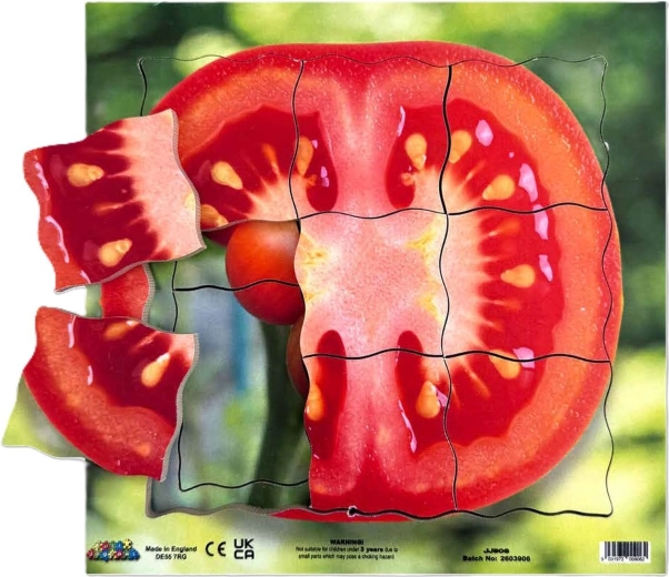 Just Jigsaws Paradajka a jej vegetatívne rastové fázy – drevené vrstvené puzzle 19 dielov