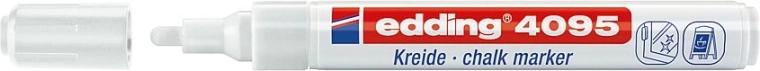 Kriedový popisovač edding 4095 biely
