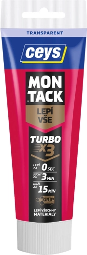 Ceys Montack Turbo montážne lepidlo transparentné 125 ml