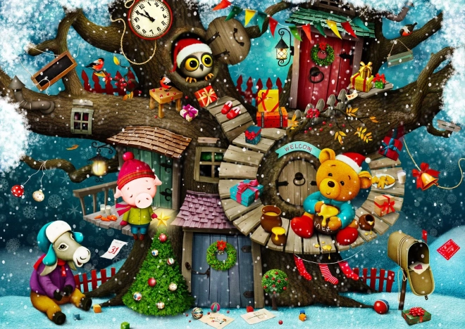 ENJOY puzzle Rozprávkové Vianoce 1000 dielikov
